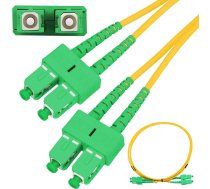 Extralink SC/APC-SC/APC | Patchcord | Jednomodowy, Duplex, G657A, 3mm, 10m EX.2794