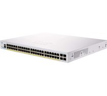 Cisco CBS250-48PP-4G | Switch | 48x RJ45 1000Mb/s PoE, 4x SFP, Rack, 195W CBS250-48PP-4G-EU