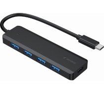 Gembird I/O HUB USB-C 4PORT/UHB-CM-U3P4P-01 GEMBIRD