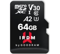 Goodram IRDM microSDXC 64GB V30 UHS-I U3 + adapter IR-M2AA-0640R12