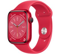 Apple Watch 8 GPS 45mm Sport Band (PRODUCT)RED (MNP43EL/A)