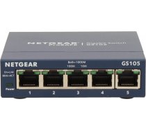 Netgear GS105 Unmanaged Gigabit Ethernet (10/100/1000) Blue GS105GE