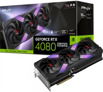 PNY GeForce RTX 4080 SUPER XLR8 Gaming VERTO™ EPIC-X RGB™ Triple Fan OC 16GB GDDR6X DLSS 3 VCG4080S16TFXXPB1-O