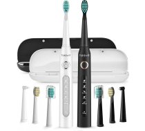 Fairywill Sonic toothbrushes with head set and case FairyWill FW-507 (Black and white) FW-507 BLACK&WHITE