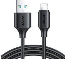 Joyroom Cable to USB-A / Lightning / 2.4A / 0.25m Joyroom S-UL012A9 (black) S-UL012A9 0.25M LB
