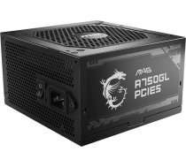 MSI MAG A750GL PCIE5 power supply unit 750 W 20+4 pin ATX ATX Black 306-7ZP8B11-CE0