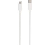 Vivanco cable Lightning - USB-C 15cm, white (62757)