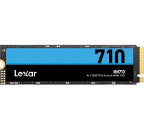 Lexar SSD|LEXAR|NM710|500GB|M.2|PCIe Gen4|NVMe|Write speed 2600 MBytes/sec|Read speed 5000 MBytes/sec|2.45mm|TBW 300 TB|MTBF 1500000 hours|LNM710X500G-RNNNG