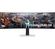 Samsung Monitor|SAMSUNG|Odyssey OLED G9 G93SC|49"|Gaming/Curved|Panel OLED|5120x1440|32:9|240Hz|0.03 ms|Height adjustable|Tilt|Colour Silver|LS49CG934SUXEN