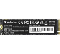 Verbatim Dysk SSD Verbatim Vi3000 2TB M.2 2280 PCI-E x4 Gen4 NVMe (49376)