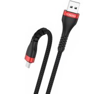 Foneng Cable USB to Micro USB Foneng, x82 Armoured 3A, 1m (black) X82 MICRO