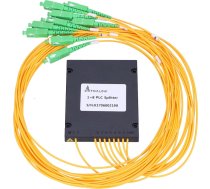 Extralink 1:8 PLC SC/APC | Splitter | 2,0mm, 1,5m, G657A, moduł ABS EX.7782