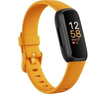 Fitbit | Fitness Tracker | Inspire 3 | Fitness tracker | Touchscreen | Heart rate monitor | Activity monitoring 24/7 | Waterproof | Bluetooth | Black/Morning Glow FB424BKYW