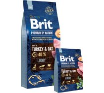 Brit Premium by Nature Light - dry dog food - Apple, Chicken, Corn, Turkey 15 kg ART#160693