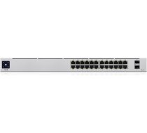 Ubiquiti Networks UniFi USW-24-POE 24-Port PoE Managed L2/L3 Gigabit Ethernet (10/100/1000) Power over Ethernet (PoE) 1U Silver