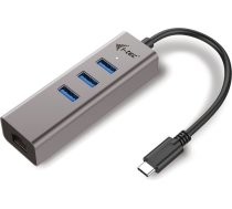 I-Tec HUB USB I-TEC 1x RJ-45  + 3x USB-A 3.0 (C31METALG3HUB)