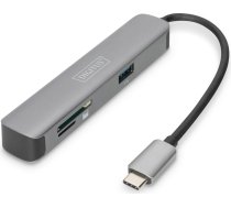 Digitus | USB-C Dock | DA-70891 | Dock | Ethernet LAN (RJ-45) ports | VGA (D-Sub) ports quantity | DisplayPorts quantity | USB 3.0 (3.1 Gen 1) Type-C ports quantity | USB 3.0 (3.1 Gen 1)     ports quantity 2 | USB 2.0 ports quantity | HDMI ports quantity 