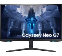 Samsung LCD Monitor|SAMSUNG|Odyssey Neo G7|32"|Gaming/4K/Curved|Panel VA|3840x2160|16:9|165Hz|1 ms|Swivel|Pivot|Height adjustable|Tilt|Colour Black|LS32BG750NPXEN