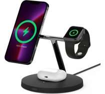 Belkin BOOST CHARGE PRO 3-in-1 wireless charging cradle MagSafe black WIZ017VFBK