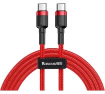 Baseus Type-C Cafule PD2.0 60W flash charging Cable (20V 3A) 2m Red (CATKLF-H09)