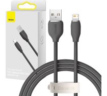 Baseus Jelly  cable USB to Lightning, 2,4A, 1,2m (black) CAGD000001