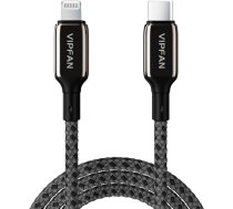 Vipfan USB-C to Lightning Cable Vipfan P03 1,5m, Power Delivery (black) CB-P3