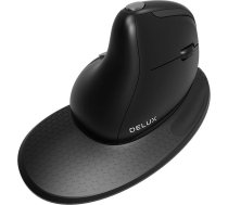 Delux Wired Vertical Mouse Delux M618XSU 4000DPI RGB M618XSU (BLACK)