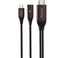 Raycue USB-C to HDMI 2.1 4k30Hz RayCue cable, 2m (black) YG-CB109-2M