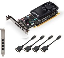 PNY VGA Quadro P1000 v2 4GB DVI GDDR5 VCQP1000DVIV2-PB