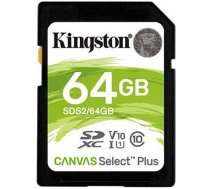 Kingston MEMORY SDXC 64GB C10/SDS2/64GB