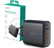 Aukey Wall charger AUKEY PA-B7S Omnia II GaN 3xUSB-C 1xUSB-A PD 3.0 PPS 100W