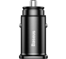 Baseus Car Charger Square metal A + A 30W Dual QC3.0 (SCP.AFC) Black (CCALL-DS01)