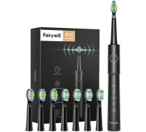 Fairywill Sonic toothbrush with head set FairyWill FW-E11 (Black) FW- E11BLACK+8HEADS