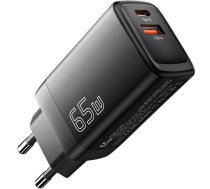 Essager Wall Charger USB-C+USB-A 65W Essager GaN (black) ECTAC-RYB01-Z