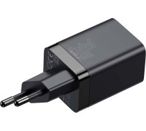 Baseus Travel Charger Super Si Pro mini Fast Charger, C+U, PD 3.0, QC 3.0 30W EU Black (CCSUPP-E01)