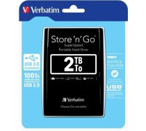 Verbatim Store 'n' Go Externe Festplatte 2TB Schwarz 53177