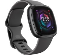 Fitbit Sense 2 | Smart watch | NFC | GPS (satellite) | AMOLED | Touchscreen | Activity monitoring 24/7 | Waterproof | Bluetooth | Wi-Fi | Shadow Grey/Graphite FB521BKGB