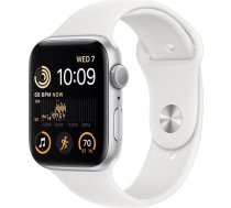 Apple Watch SE 2 GPS 44mm Sport Band, silver/white MNK23EL/A