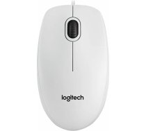 Logitech MOUSE USB OPTICAL B100/WHITE OEM 910-003360 LOGITECH