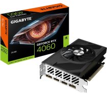 Gigabyte Graphics Card|GIGABYTE|NVIDIA GeForce RTX 4060|8 GB|GDDR6|128 bit|PCIE 4.0 16x|Dual Slot Fansink|2xHDMI|2xDisplayPort|GV-N4060D6-8GD