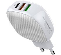 Ldnio Wall charger LDNIO A3510Q, 2x USB + USB-C, PD + QC 3.0, 32W (white) A3510Q EU