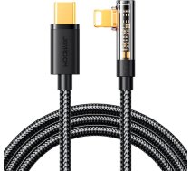 Joyroom S-C Lightning Angle 20W 1.2m USB to USB-C Lightning cable S-CL020A6 (black) S-CL020A6 1.2M BLACK