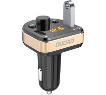 Dudao Car charger Dudao R2Pro, 3-in-1, 2x USB, transmitter FM Bluetooth 15,5W