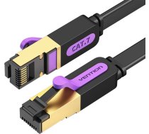 Vention Flat Network Cable UTP CAT7 Vention ICABL RJ45 Ethernet 10Gbps 10m Black