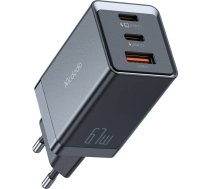 Mcdodo CH-1541 GaN wall charger, 2x USB-C, 1x USB, 67W (black)