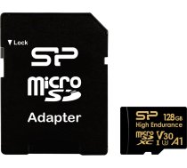 Silicon Power memory card microSDXC 128GB High Endurance + adapter SP128GBSTXDV3V1HSP