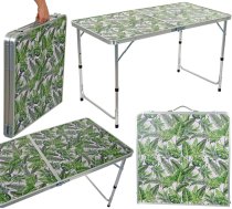 Enero Camp Saliekamais tūrisma galds 120x60x54,5/70cm Jungle VS_5902431032535