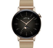 Huawei GT 3 (42 mm) | Smart watch | GPS (satellite) | AMOLED | Touchscreen | 1.32” | Activity monitoring | Waterproof | Bluetooth | Light Gold 55027151