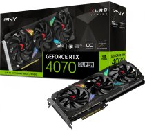 PNY GeForce RTX 4070 SUPER Verto Triple Fan 12GB OC GDDR6X DLSS 3 VCG4070S12TFXXPB1-O