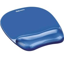 Fellowes MOUSE PAD CRYSTAL GEL/BLUE 9114120 FELLOWES